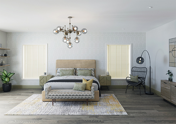Ecowood Deluxe, Devon Cream Satin - Motorised Venetian Blind - Image 7